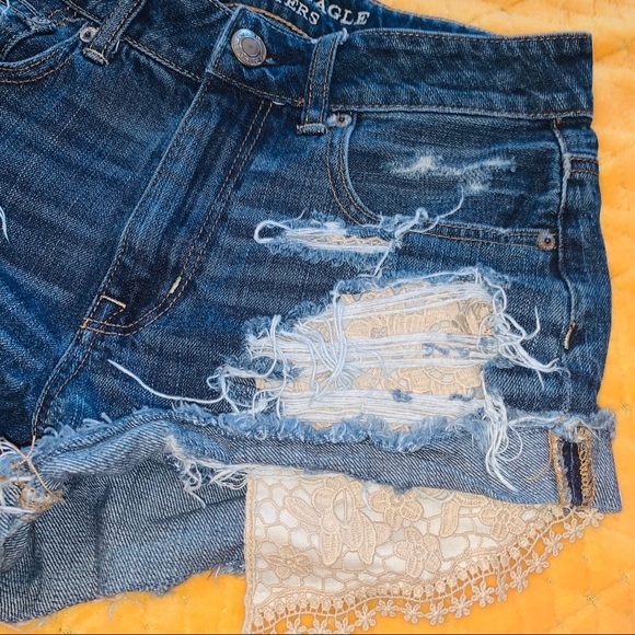 High waisted American Eagle jean shorts - Picture 2 of 7